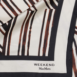 Foulard in seta 2625546054600 003 MAX MARA WEEKEND Cioccolato 
