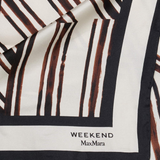 Foulard in seta 2625546054600 003 MAX MARA WEEKEND Cioccolato 