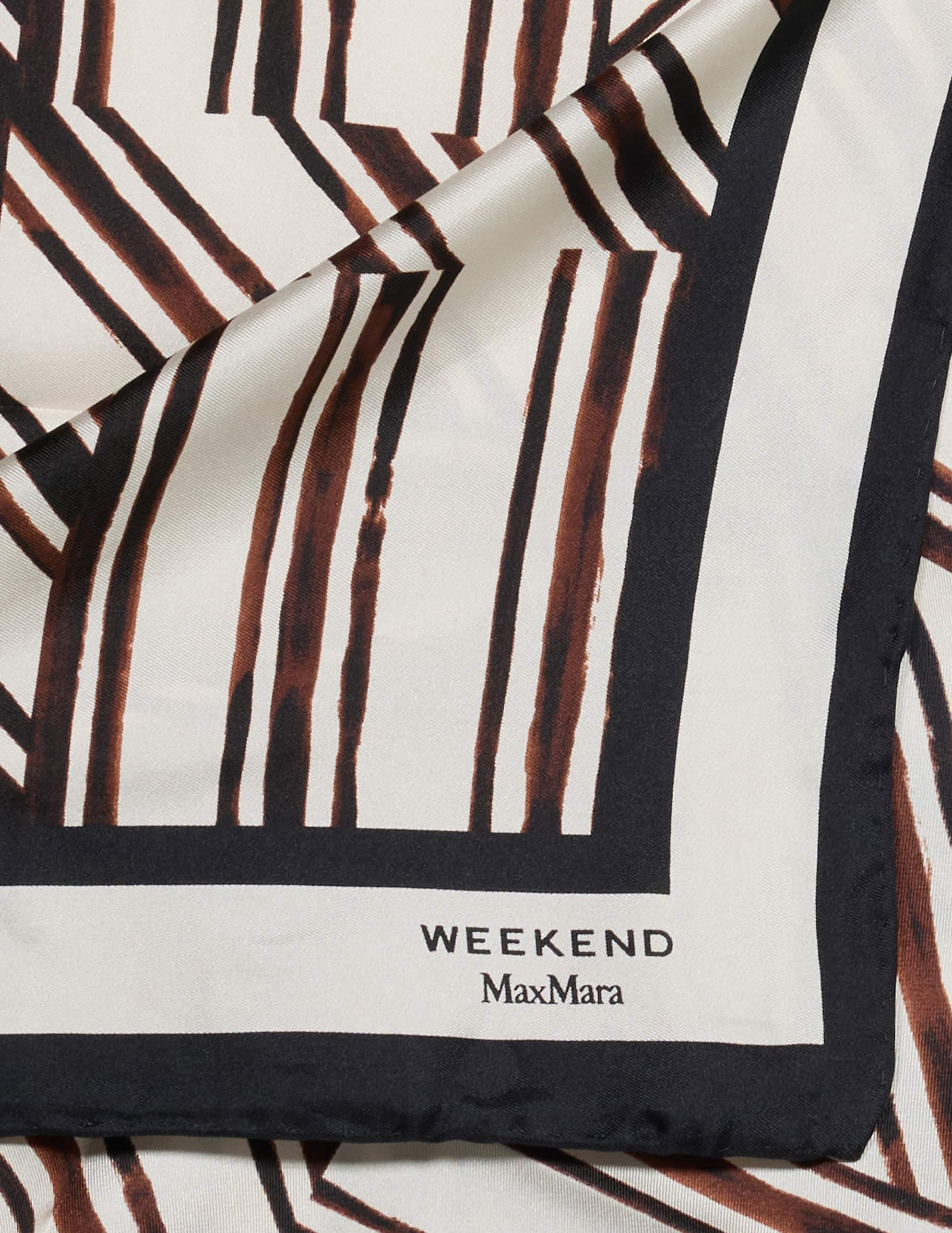 Foulard in seta 2625546054600 003 MAX MARA WEEKEND Cioccolato 