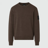 Maglia girocollo LUMEN 4650M13C048 1847 OUTHERE Coffee 