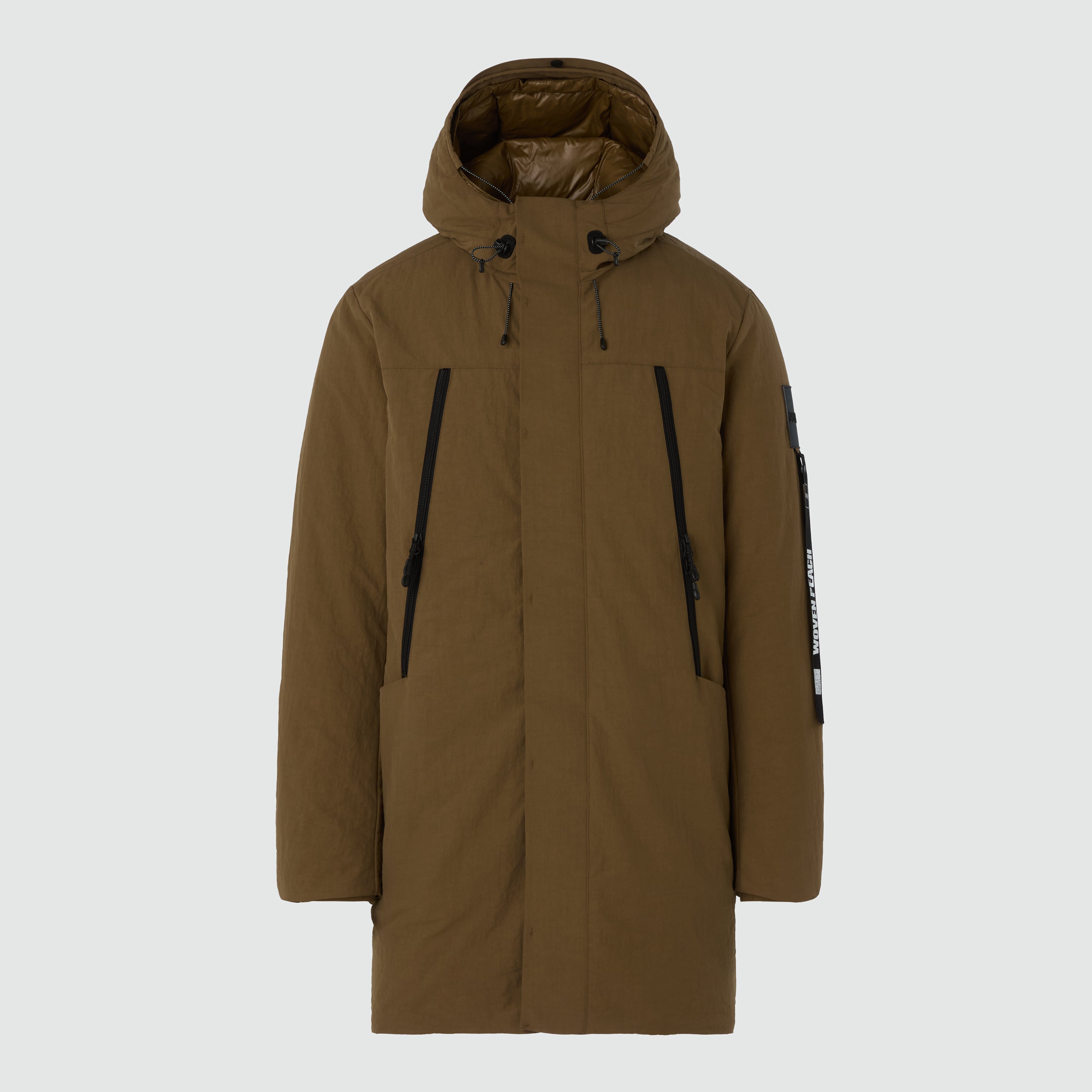 Giaccone lungo con cappuccio SOILMARK 4640M554C265 1940 OUTHERE Brown 
