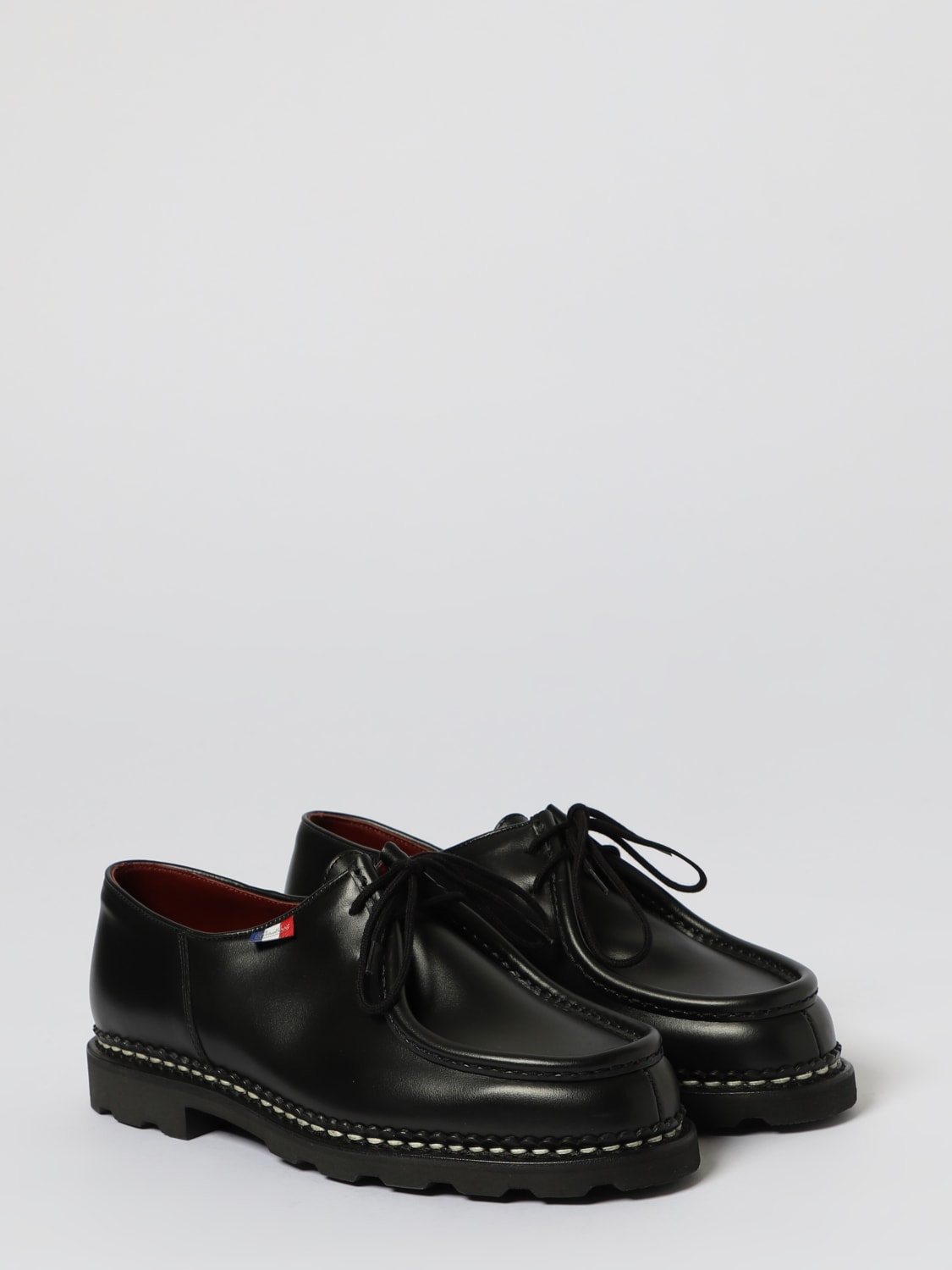 Scarpa allacciatta con suola in gomma 174912 MICHAEL BBR LIS NOIR PARABOOT Black 