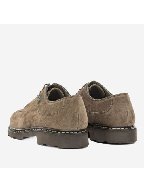 Scarpe allacciatte con suola in gomma 203538 AVIGNON GRIFF MARRON-VEL BRUN PARABOOT Brown 