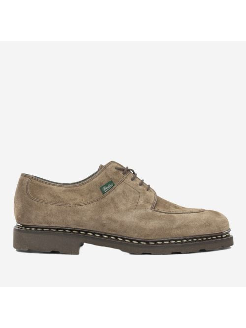 Scarpe allacciatte con suola in gomma 203538 AVIGNON GRIFF MARRON-VEL BRUN PARABOOT Brown 