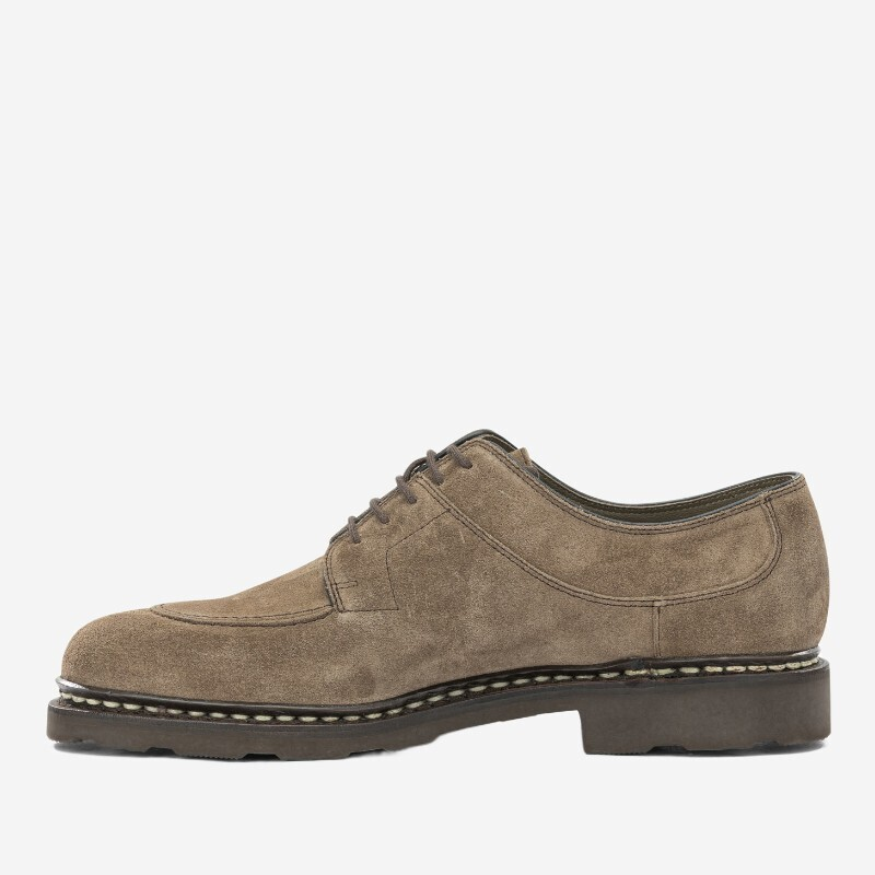Scarpe allacciatte con suola in gomma 203538 AVIGNON GRIFF MARRON-VEL BRUN PARABOOT Brown 