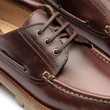 Scarpa in pelle con suola in gomma 240503 BRIAC LIS AMERICA PARABOOT Brown 