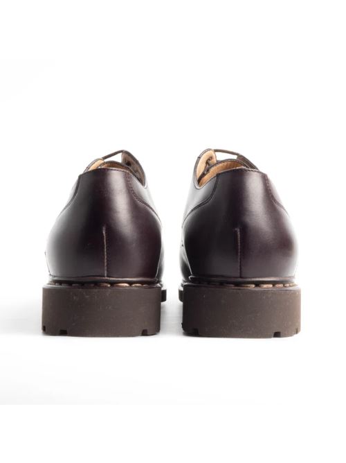 Scarpa allacciata in pelle con suola di gomma 710707 CHAMBORD TEX MARRON-LIS CAFE PARABOOT Brown 