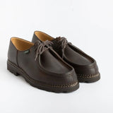 Scarpa allacciata con suola in gomma 715607 MICHAEL MARCHE II NUB GRINGO PARABOOT Brown 