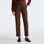 Pantaloni in gabardina stretch PED5517 99012363 194 PEUTEREY Marrone 