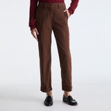 Pantaloni in gabardina stretch PED5517 99012363 194 PEUTEREY Marrone 
