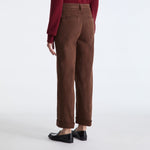 Pantaloni in gabardina stretch PED5517 99012363 194 PEUTEREY Marrone 