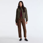 Pantaloni in gabardina stretch PED5517 99012363 194 PEUTEREY Marrone 