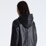 Doppio capo con tessuti a contrasto PED5725 01112047 NER PEUTEREY Black 