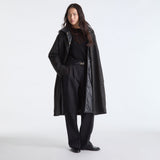 Doppio capo con tessuti a contrasto PED5725 01112047 NER PEUTEREY Black 