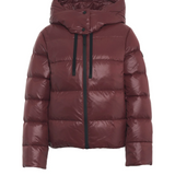 Piumino corto con cappuccio PED5745 01182061 446 PEUTEREY Bordeaux 