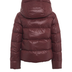 Piumino corto con cappuccio PED5745 01182061 446 PEUTEREY Bordeaux 