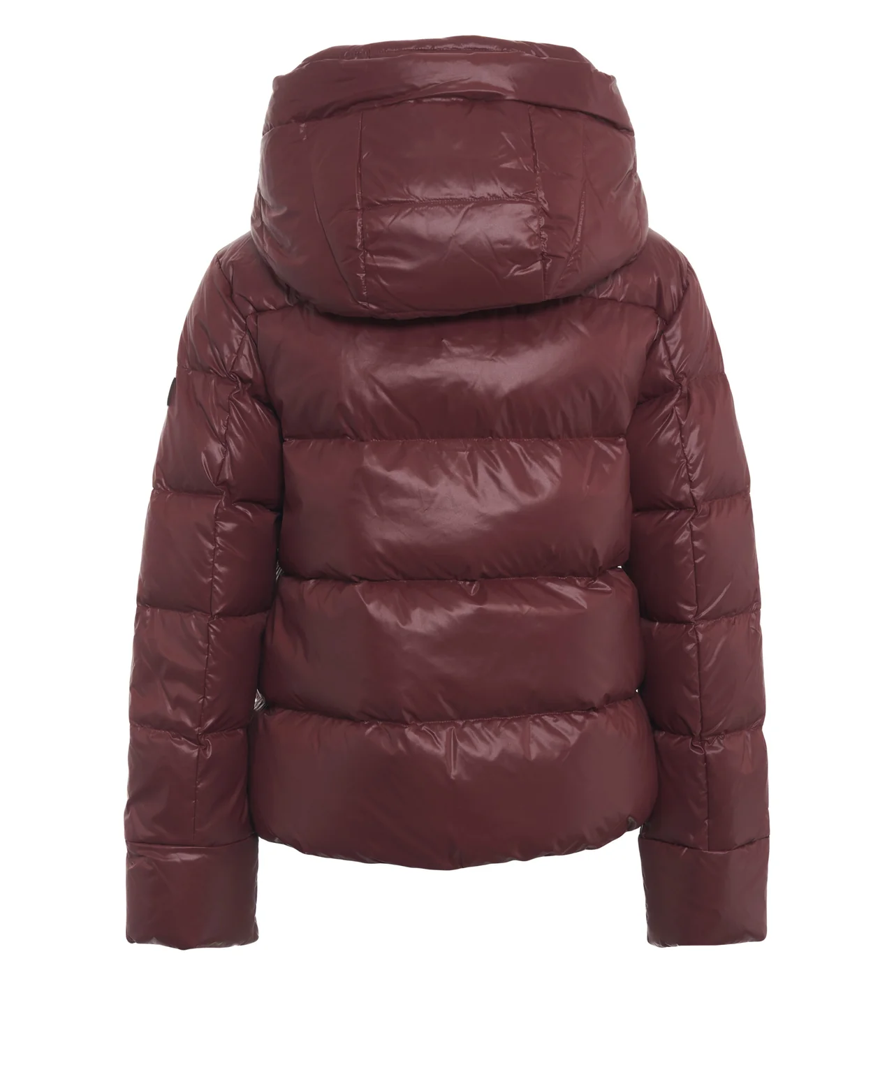Piumino corto con cappuccio PED5745 01182061 446 PEUTEREY Bordeaux 