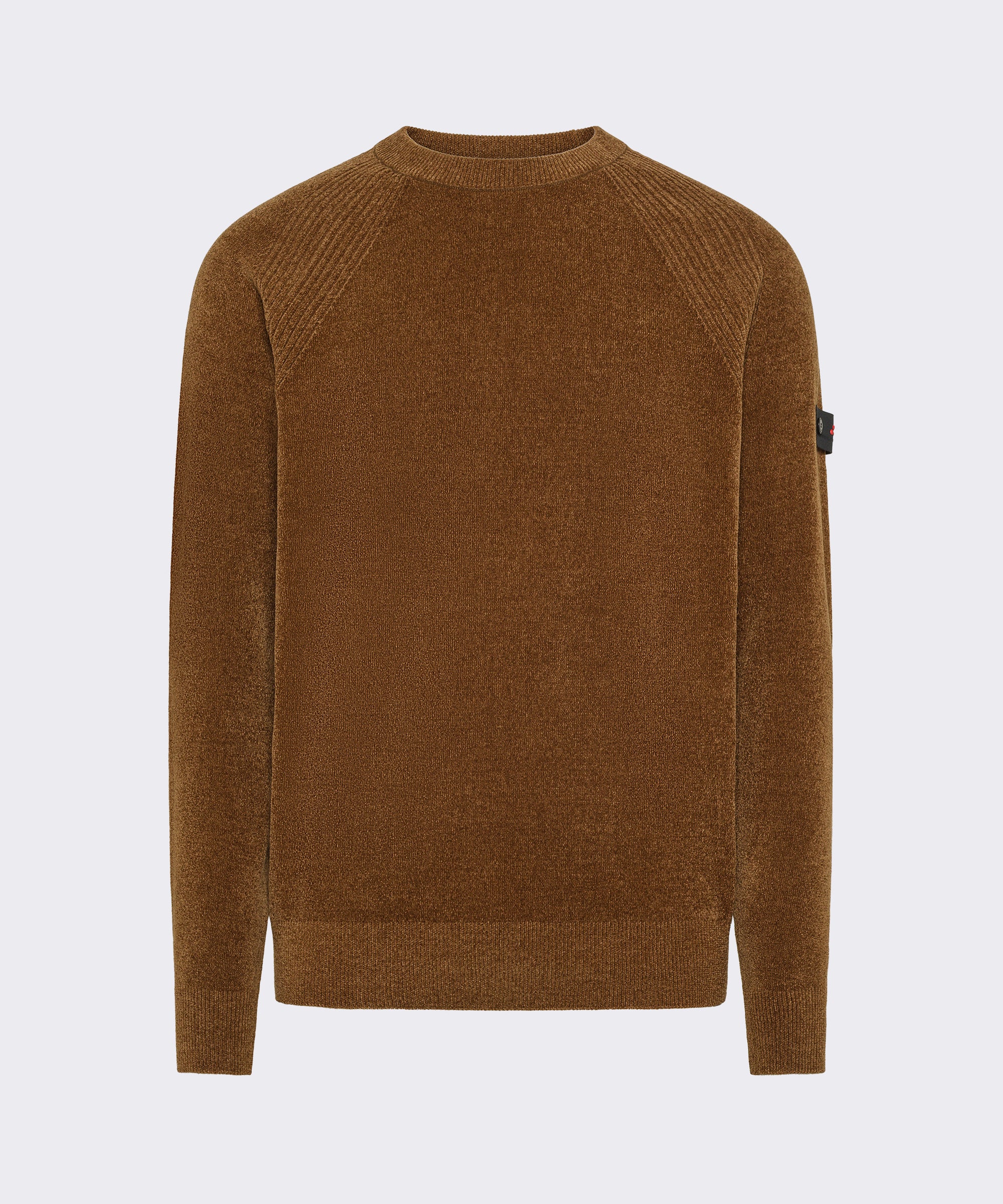 Maglia girocollo in ciniglia PEU5623 99011970 987 PEUTEREY Nocciola 