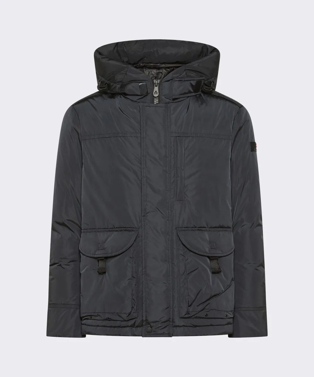 Giaccone con cappuccio PEU5936 01181786 799 PEUTEREY Grey 