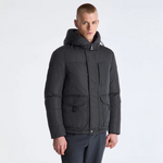 Giaccone con cappuccio PEU5936 01181786 799 PEUTEREY Grey 