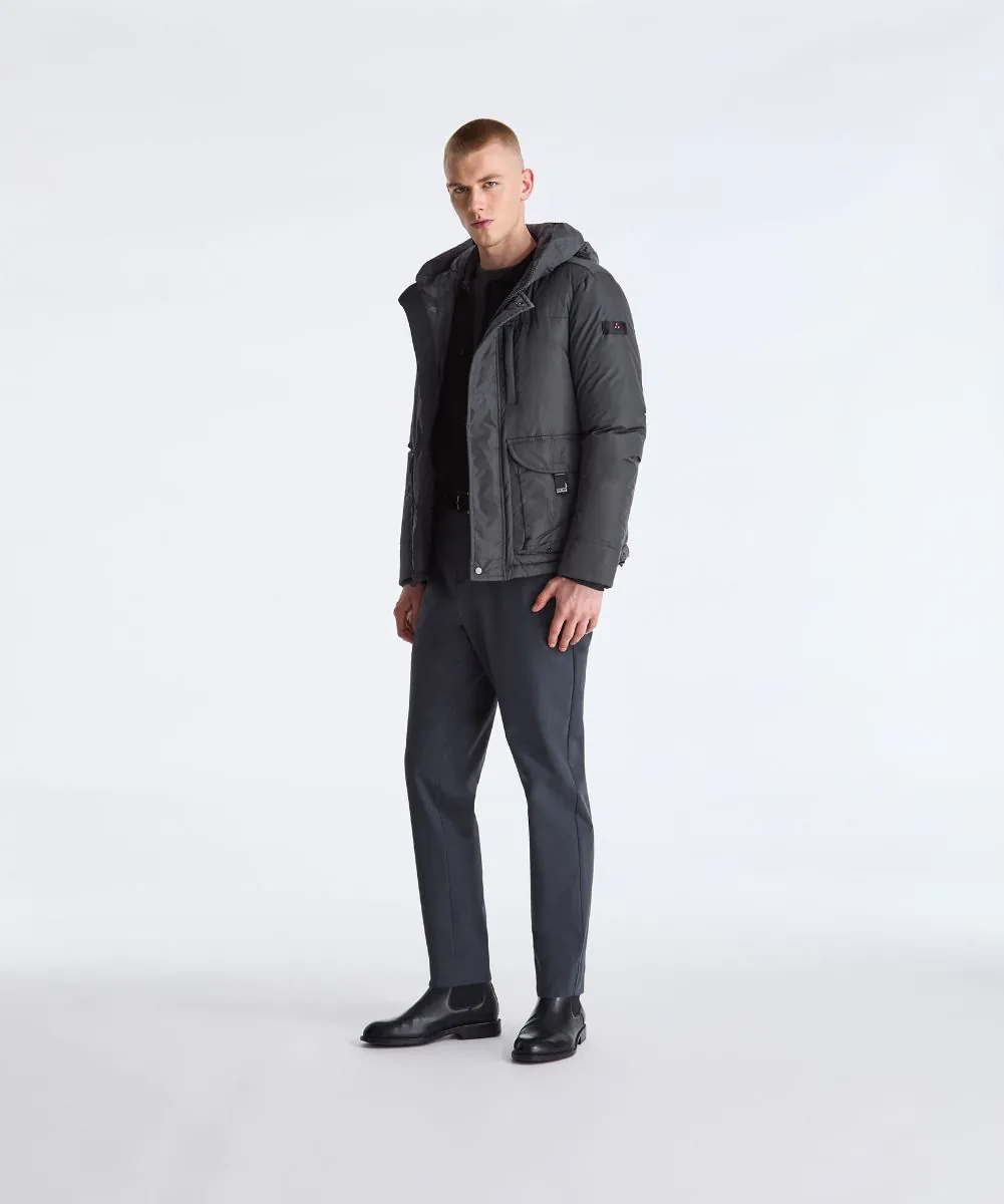 Giaccone con cappuccio PEU5936 01181786 799 PEUTEREY Grey 