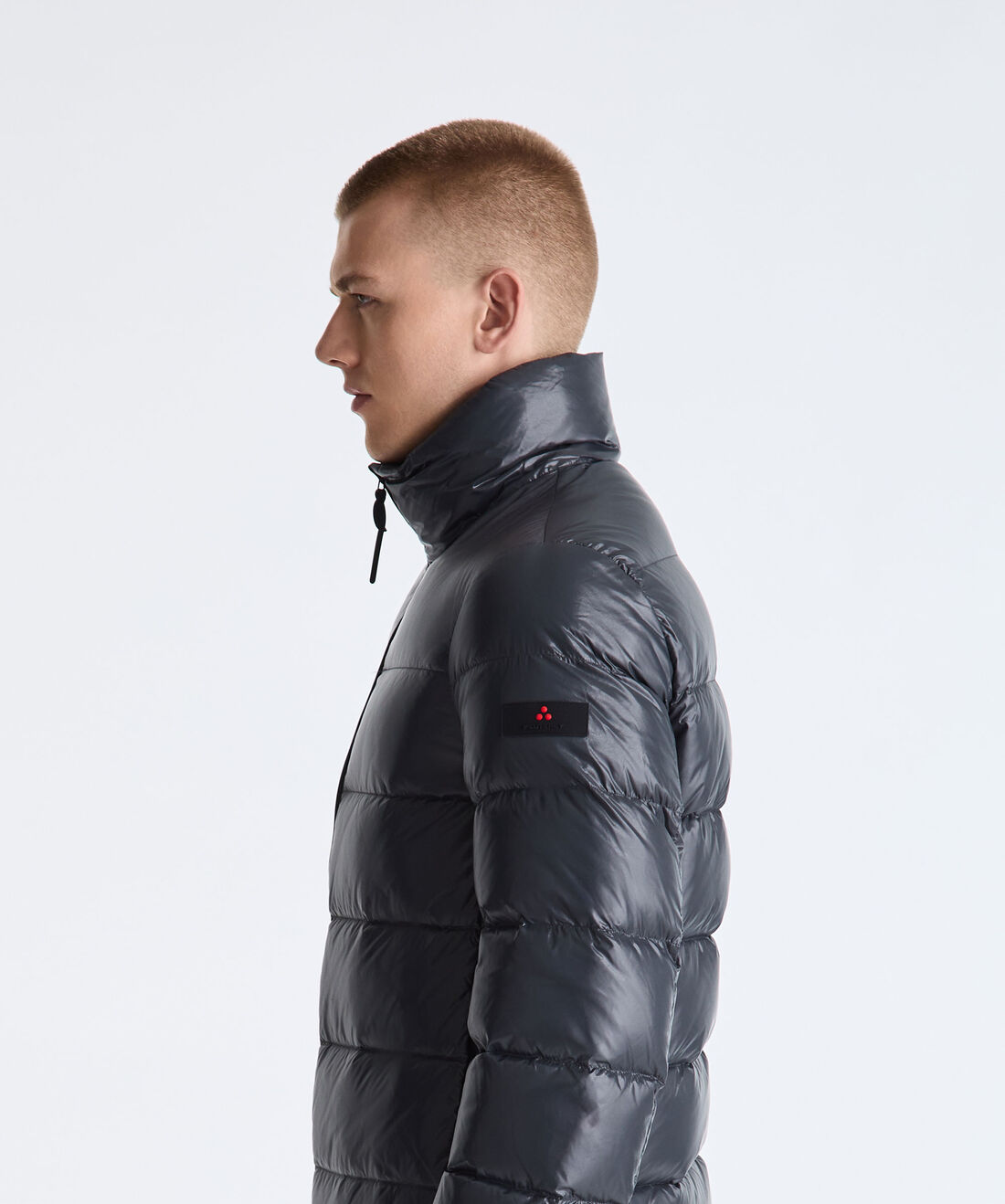 Piumino in nylon lucente PEU5939 01182061 215 PEUTEREY Blue 