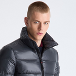 Piumino in nylon lucente PEU5939 01182061 215 PEUTEREY Blue 