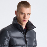 Piumino in nylon lucente PEU5939 01182061 215 PEUTEREY Blue 