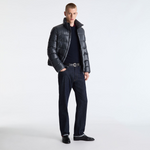 Piumino in nylon lucente PEU5939 01182061 215 PEUTEREY Blue 
