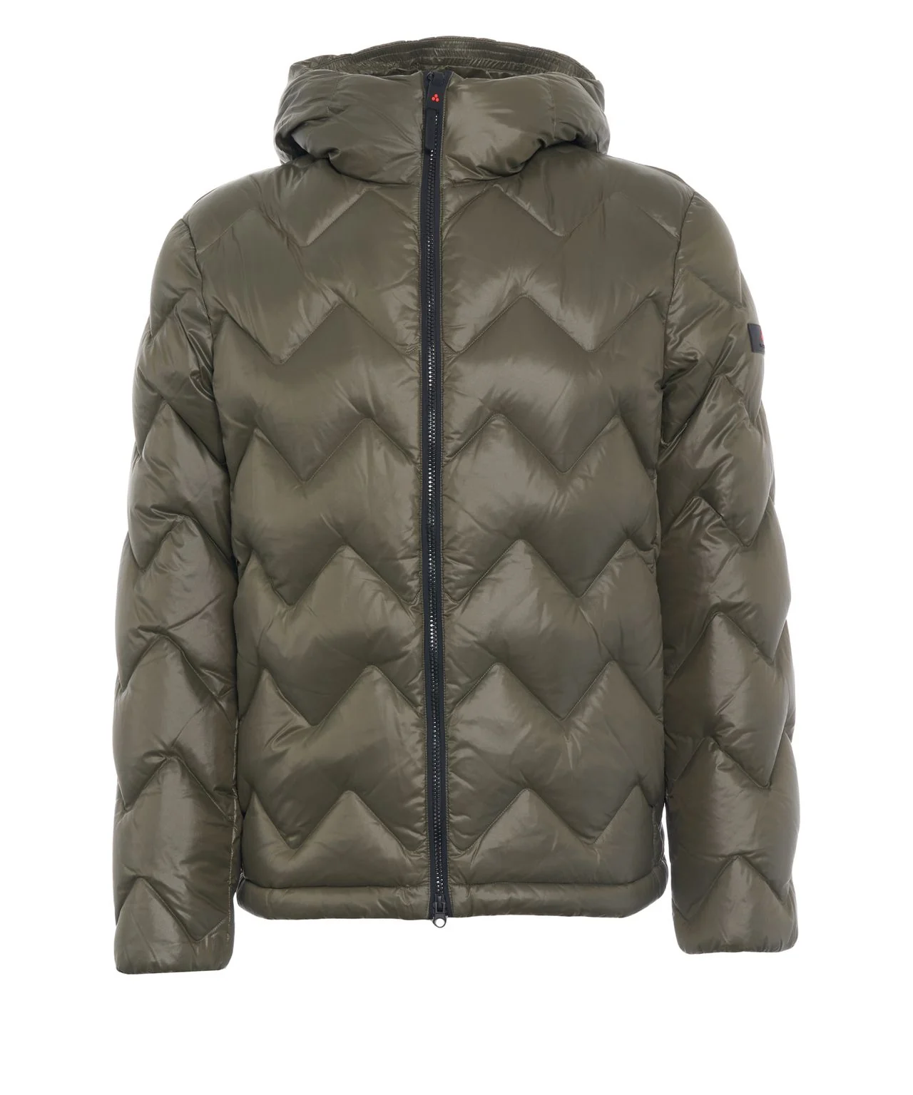 Piumino con cappuccio PEU5979 01182061 689 PEUTEREY Green 