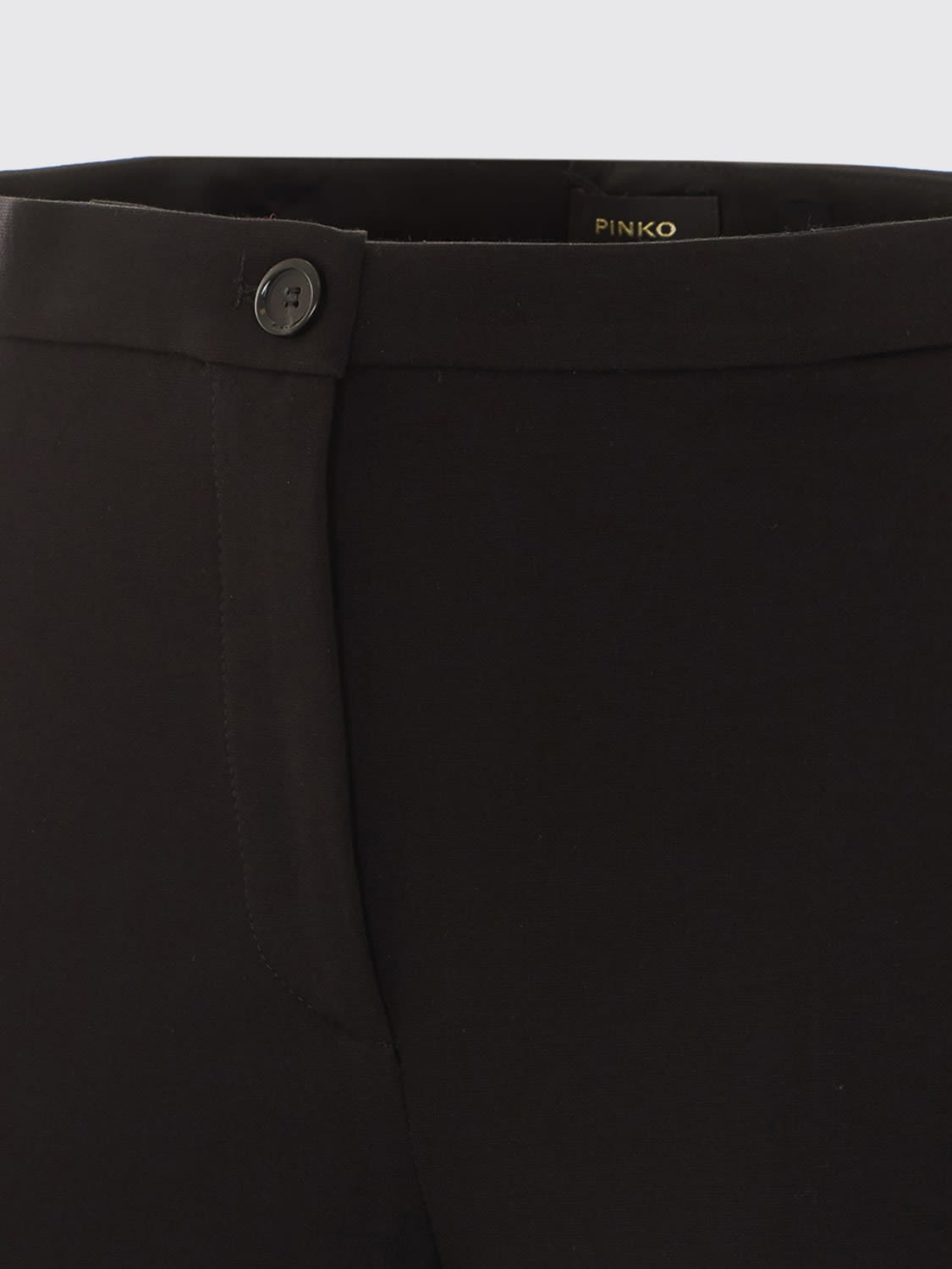 Pantalone a sigaretta in tessuto tecnico 100054A3NV I76 PINKO Grigio corvo 
