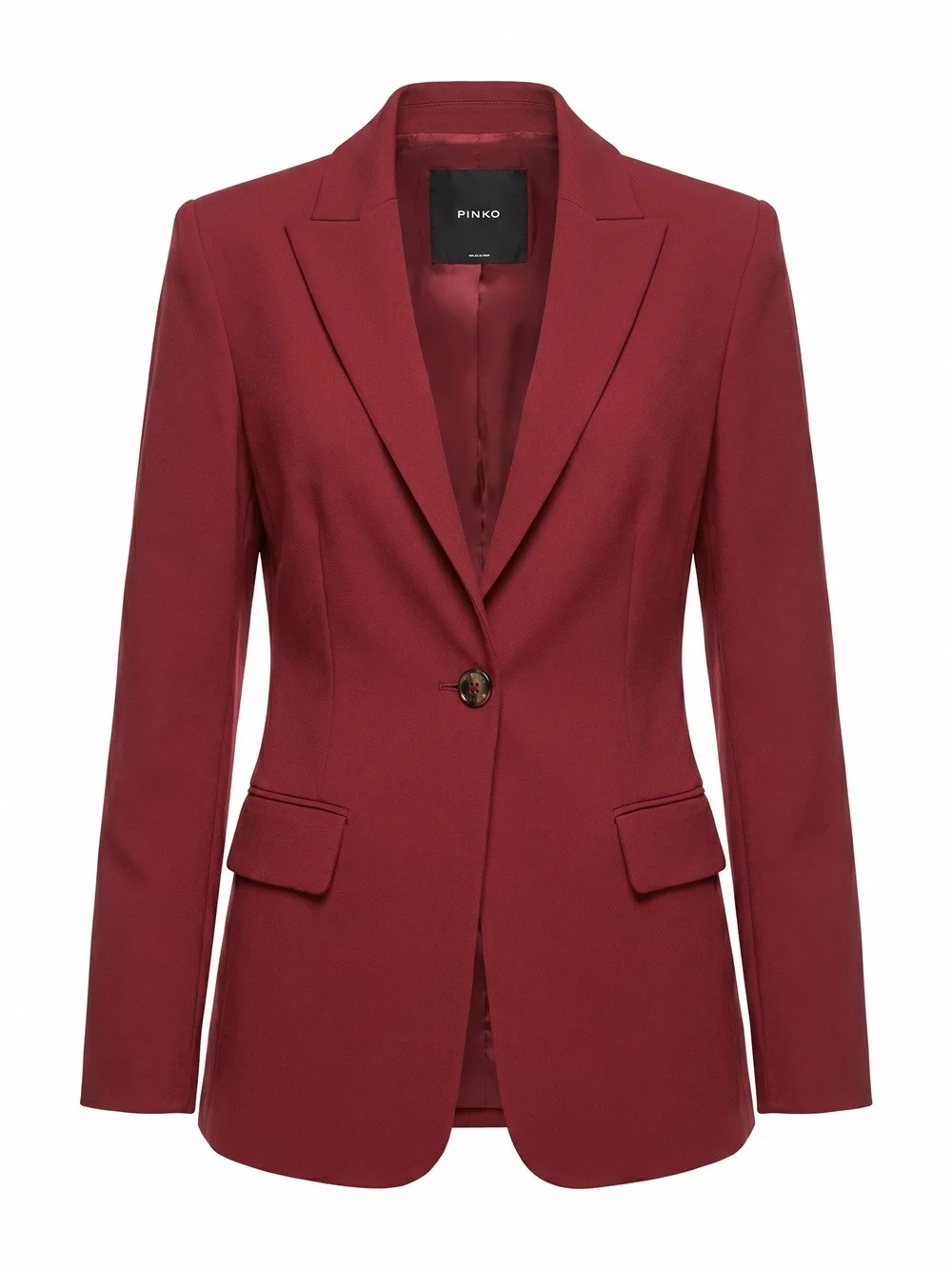 Giacca in tessuto tecnico 104903A3AH R59 PINKO Rosso rio 