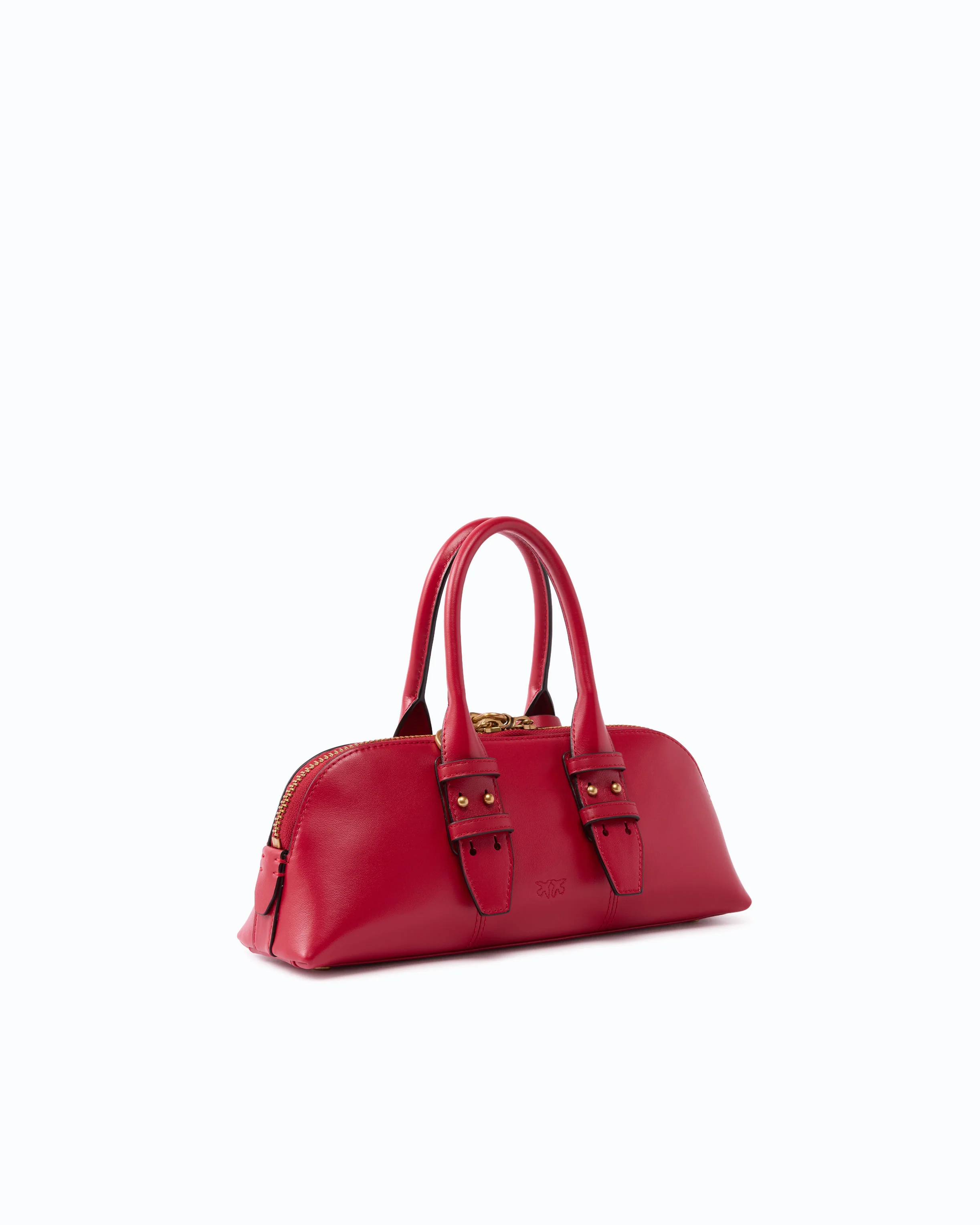 Borsa piccola a mano in pelle 105334A0QO R59Q PINKO Rosso rio antique gold 