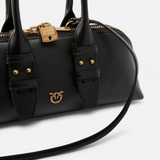 Borsa piccola a mano in pelle 105334A0QO Z99Q PINKO Nero-antique gold 