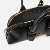 Borsa piccola a mano in pelle 105334A0QO Z99Q PINKO Nero-antique gold 