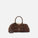 Borsa piccola in pelle 105334A2JH L74V PINKO Marrone castano mat gold 