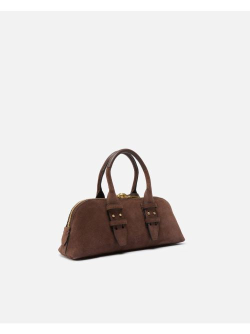 Borsa piccola in pelle 105334A2JH L74V PINKO Marrone castano mat gold 