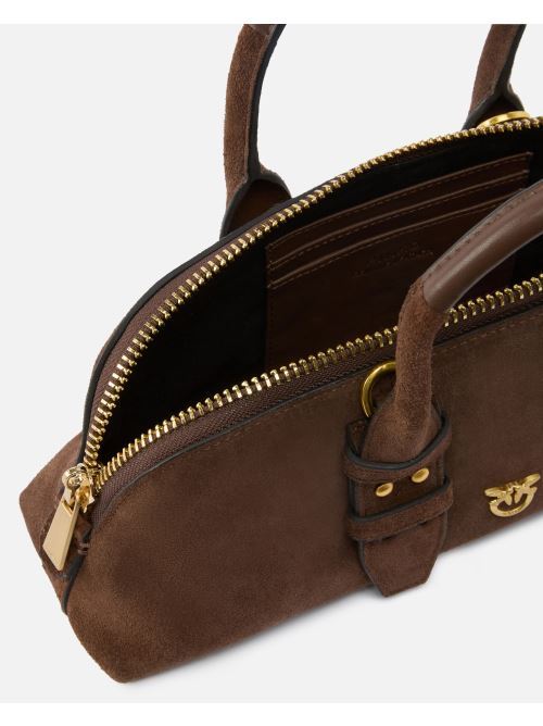 Borsa piccola in pelle 105334A2JH L74V PINKO Marrone castano mat gold 