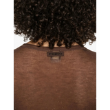 Maglia girocollo con paillettes 105398A2PM L73 PINKO Marrone oliva 