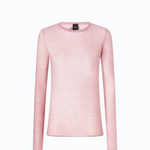 Maglia girocollo con paillettes 105398A2PM O06 PINKO Viola ghiaccio 