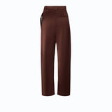 Pantaloni in satin a portafoglio 105570A3GB L86 PINKO Ciocc. amaro 