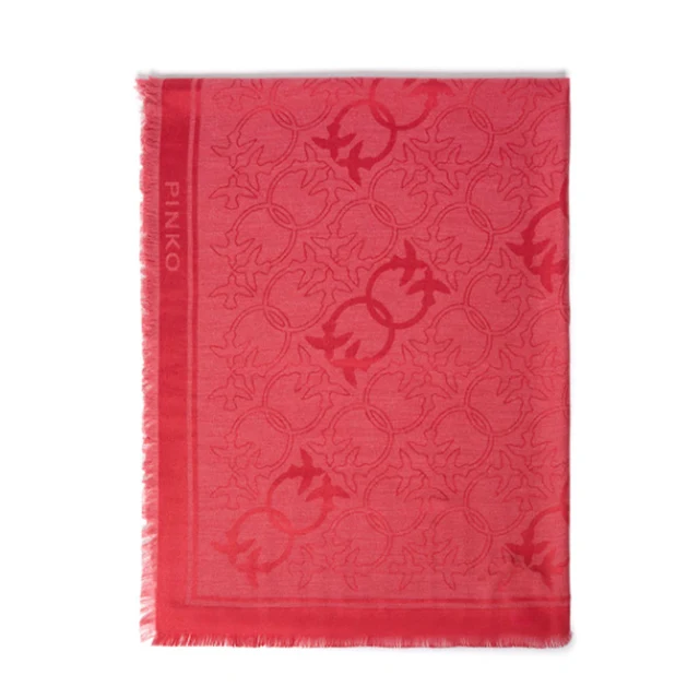 Pashmina logata 106017A2ZH R66 PINKO Rosso-intenso 