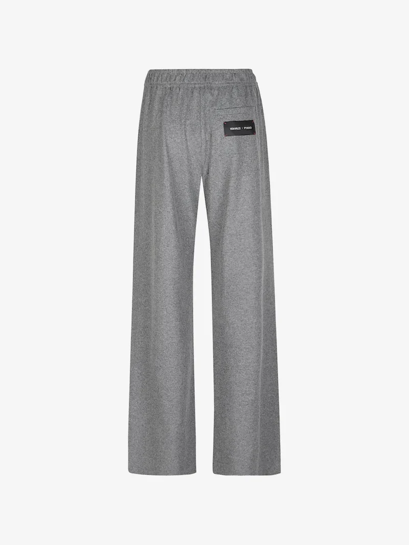 Pantalone modello jogger in lana tecnica 106118A3JF I76 PINKO Grigio corvo 