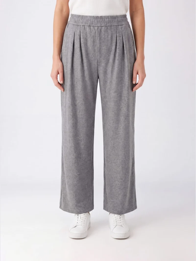 Pantalone modello jogger in lana tecnica 106118A3JF I76 PINKO Grigio corvo 