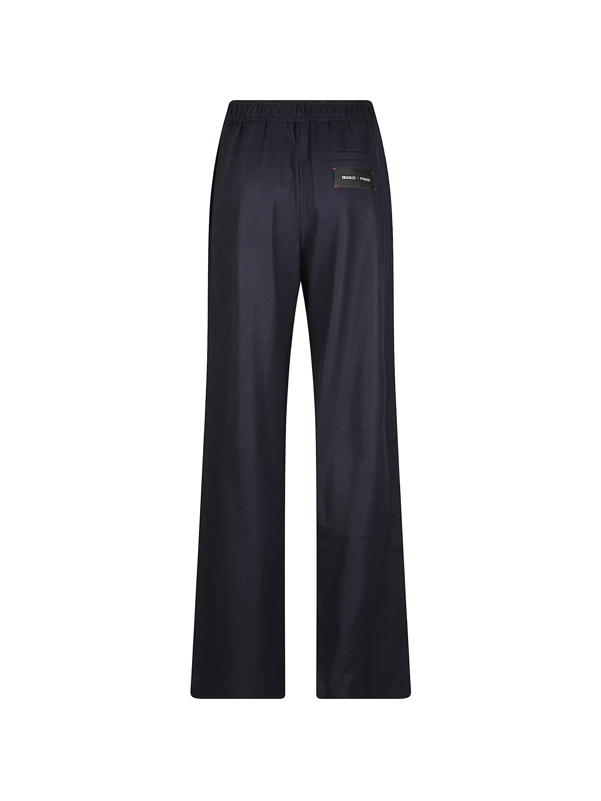 Pantalone modello jogger in lana tecnica 106118A3Q5 F92 PINKO Blu-giacca marinara 