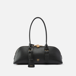 Borsa grande a spallal in pelle 106169A0QO Z99Q PINKO Nero-antique gold 