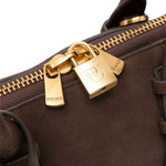 Borsa in suede 106169A2JH L74V PINKO Marrone castano matt gold 