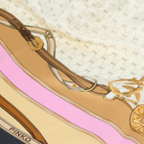 Foulard con stampa multicolor 106656A39N ZC8 PINKO Mult. nero/beige 