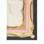 Foulard con stampa multicolor 106656A39N ZC8 PINKO Mult. nero/beige 