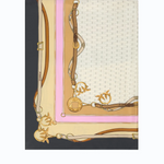 Foulard con stampa multicolor 106656A39N ZC8 PINKO Mult. nero/beige 
